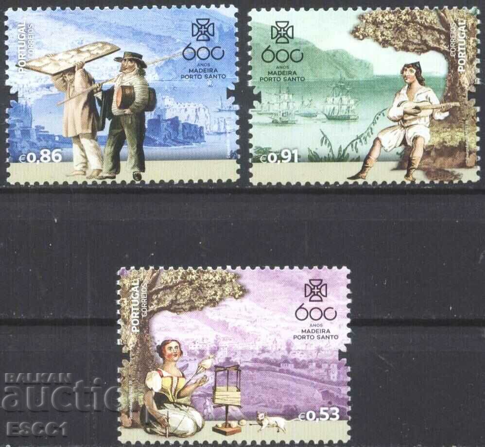 Timbre Pure 600 de ani Madeira și Porto Santo 2019 Portugalia