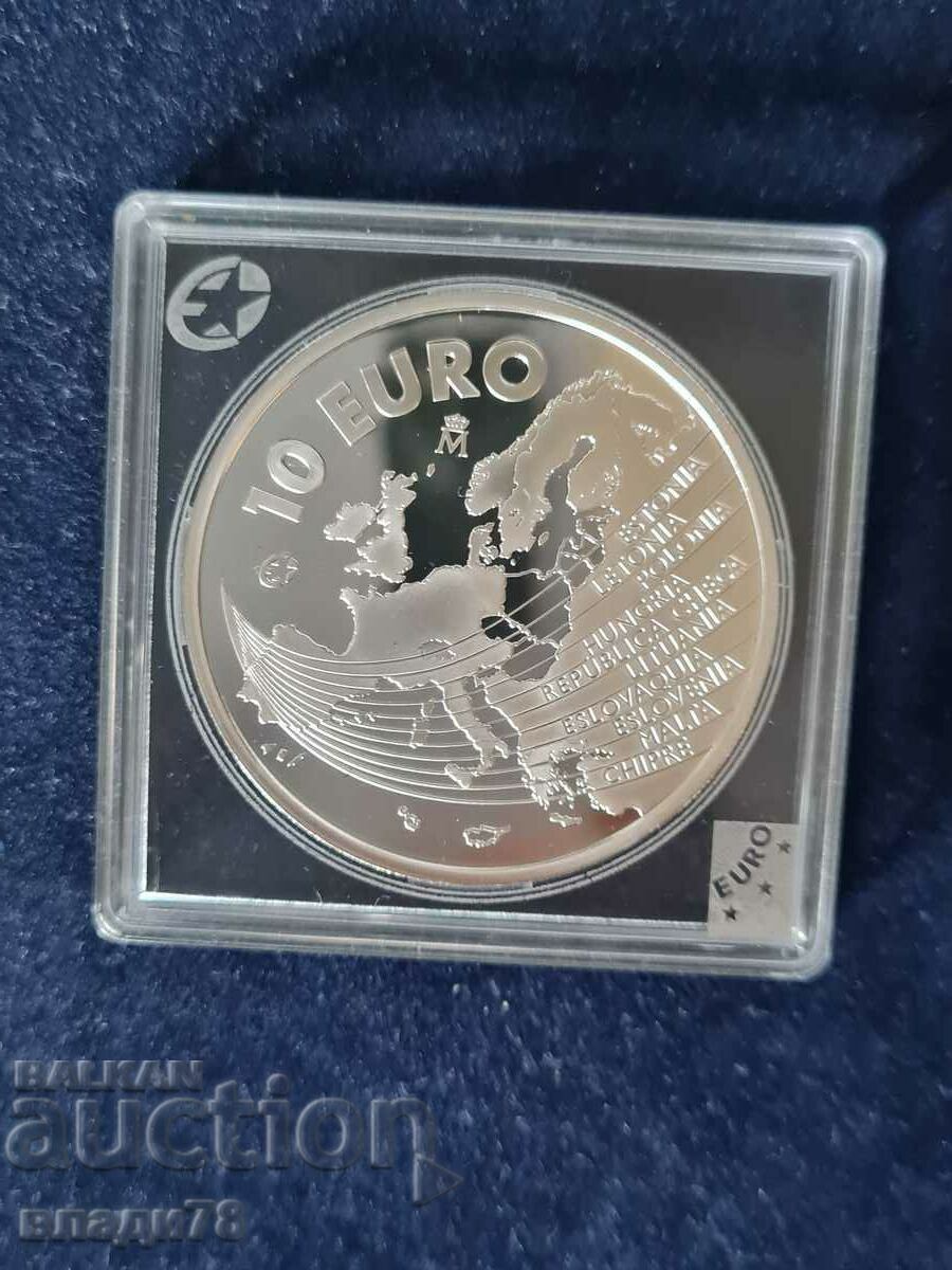 Silver coin 10 euros 2004