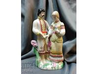 RARE POLAND POLAND FACTORY MATCHING FACTORY PORCELAIN FIGURE