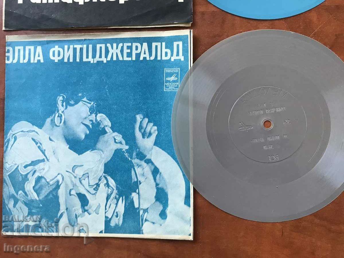GRAPHOPHONE RECORD - ELLA FITZGERALD-3 ISSUE FLEXIBLE - 5 GRAPHOPHONE RECORD - ELLA FITZGERALD-3 ISSUE FLEXIBLE - 5