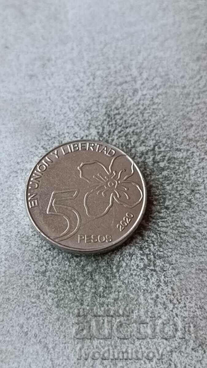 Argentina 5 pesos 2020