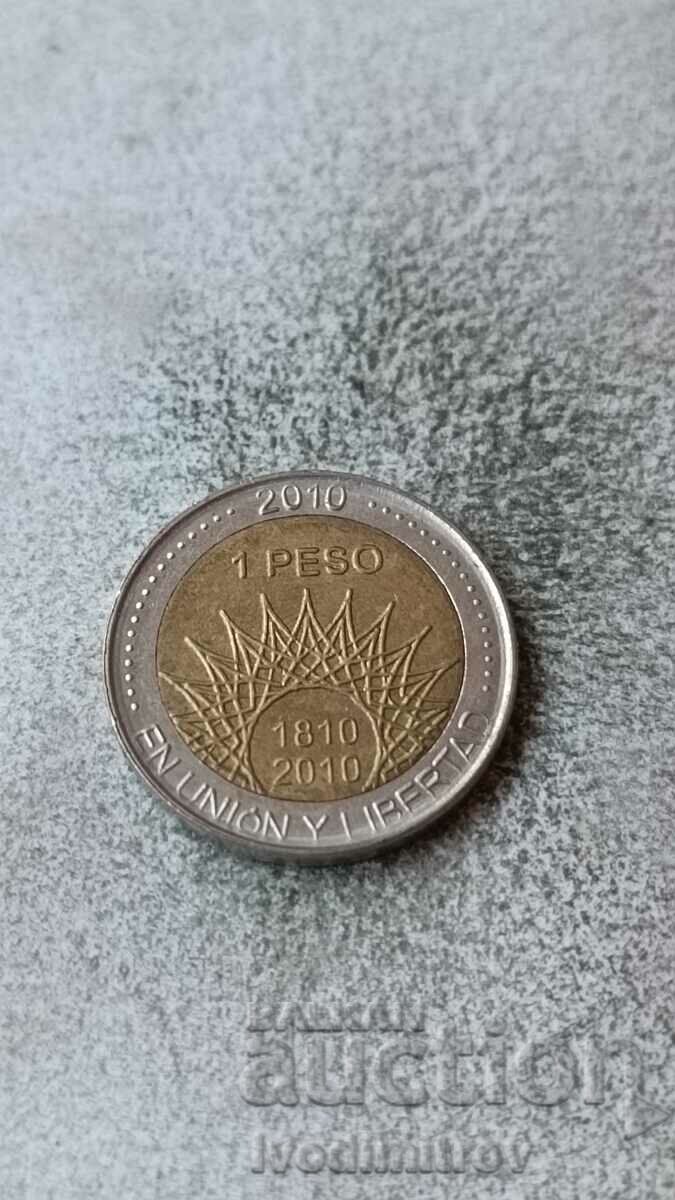 Argentina 1 peso 2010