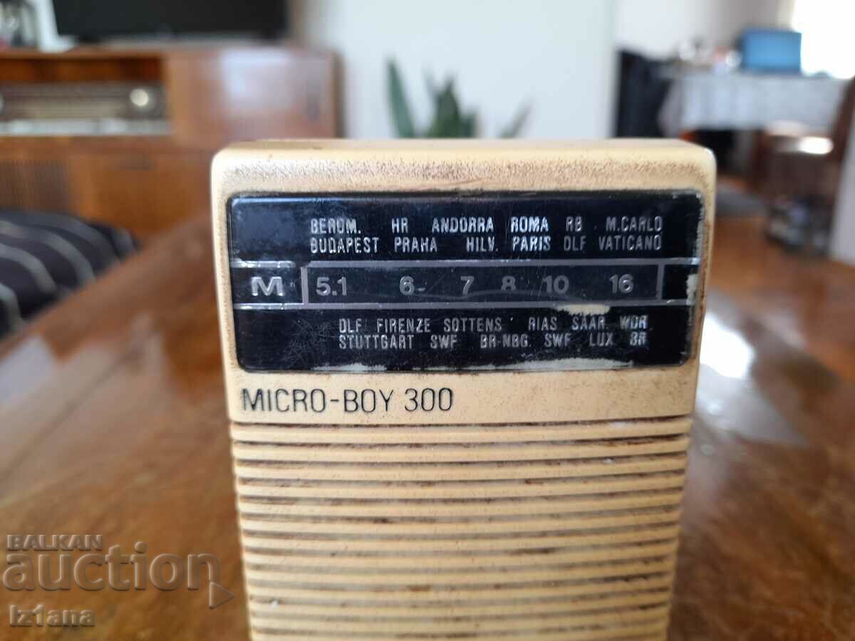 Old radio, Grundig Micro Boy 300 radio with price 27.00 BGN | € 13.80