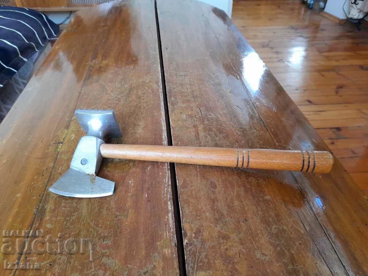 Old meat mallet, hammer, cleaver