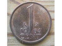 1 cent 1964 - Olanda