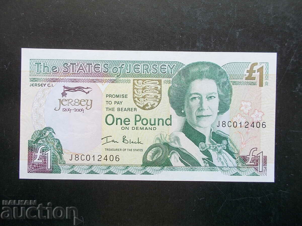 JERSEY , 1 pound , 2004 , αναμνηστικό , UNC