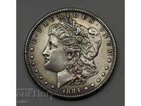 USA. 1 Morgan Dollar 1884 Silver - 26.75g.