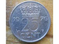 25 cents 1976 - Netherlands