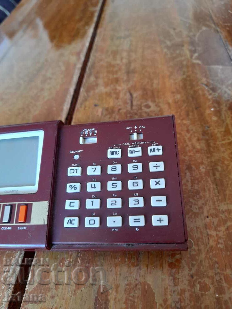 Δημοπρασία Παλιά αριθμομηχανή, ρολόι Casio MQ 200