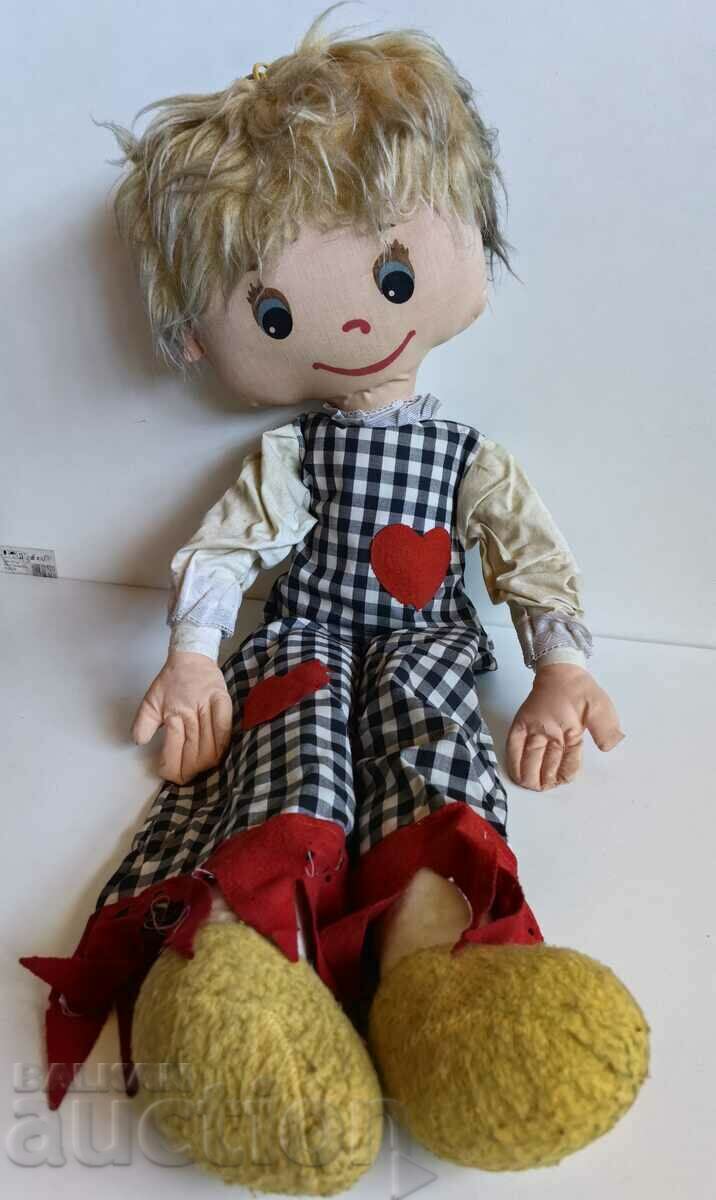 . RARE HUGE SOC RAG CHILDREN'S TOY DOLL