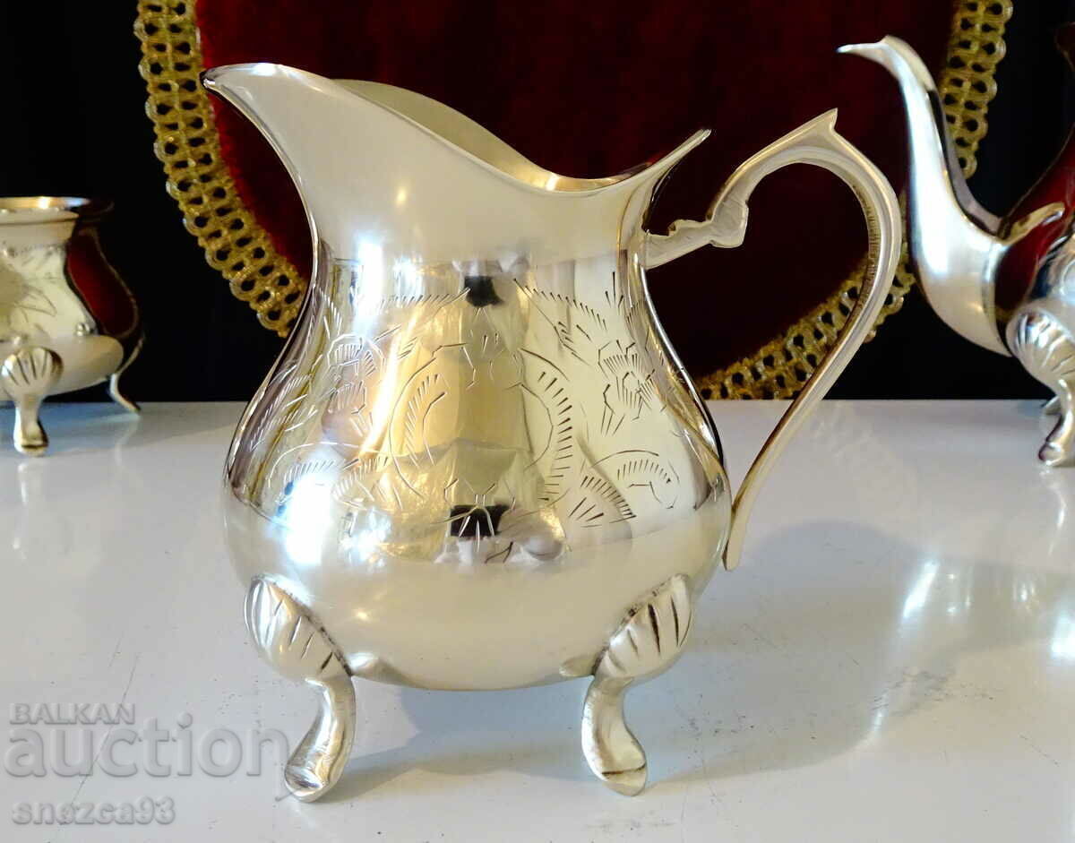 Bronze jug for rakia, small jug, baroque