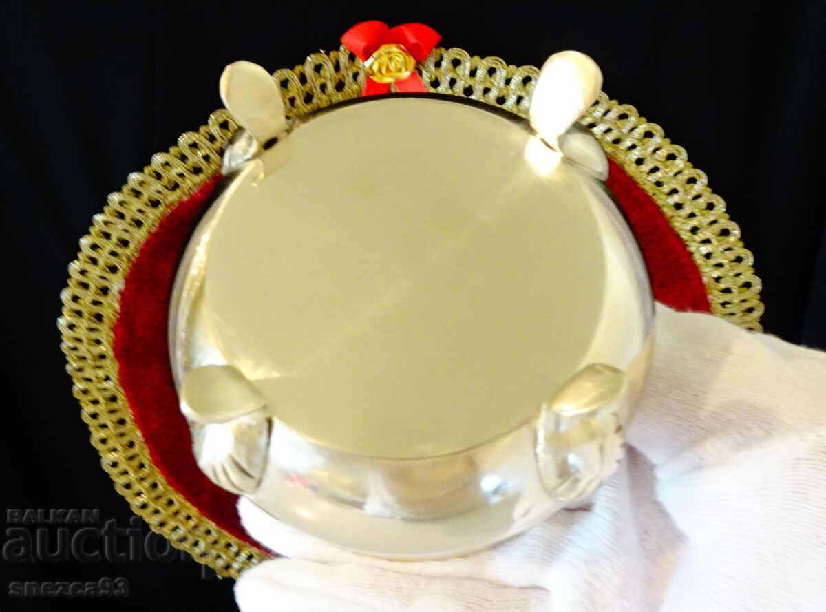 English bronze sugar bowl, baroque. - 5 English bronze sugar bowl, baroque. - 5