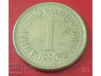 1 dinar 1990 - Iugoslavia