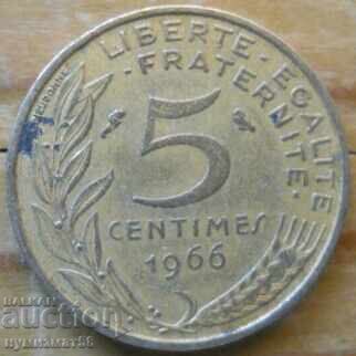 5 centimes 1966 - Franta