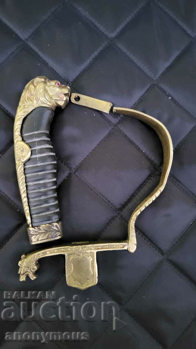 Handle for Bulgarian boris saber, dagger, bayonet, knife