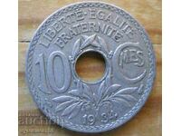 10 centimes 1934 - Γαλλία