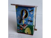 . SOC WORKING MECHANICAL CHILDREN'S TOY TIN HOUSE