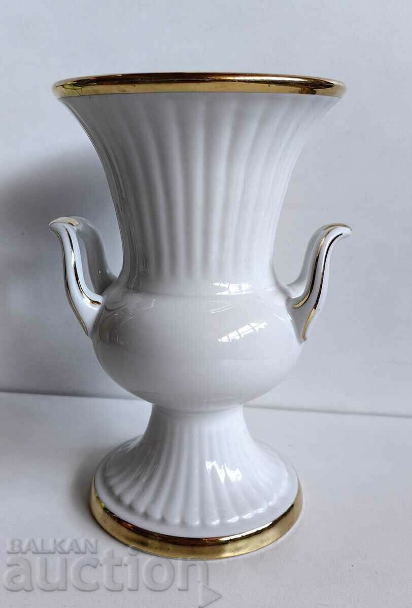 . BAVARIA BEAUTIFUL PORCELAIN MARKED VASE HEALTHY