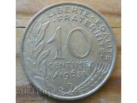 10 centimes 1963 - Γαλλία