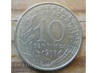 10 centimes 1977 - France