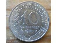 10 centimes 1985 - Franta