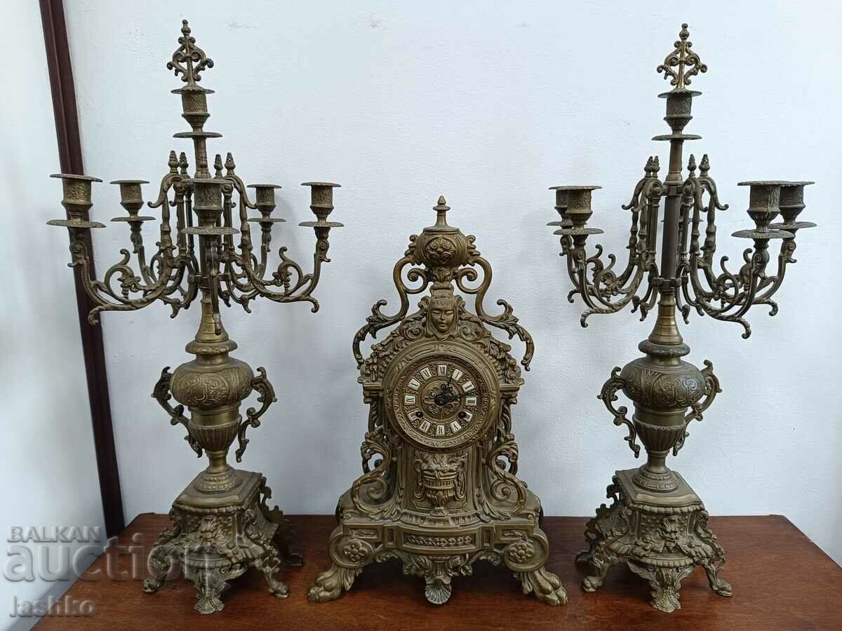 Bronze Mantel Clock