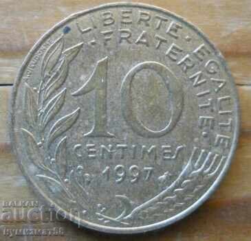 10 centimes 1997 - France