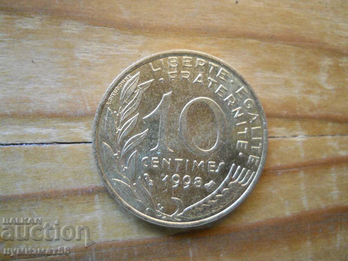 10 centimes 1998 - France