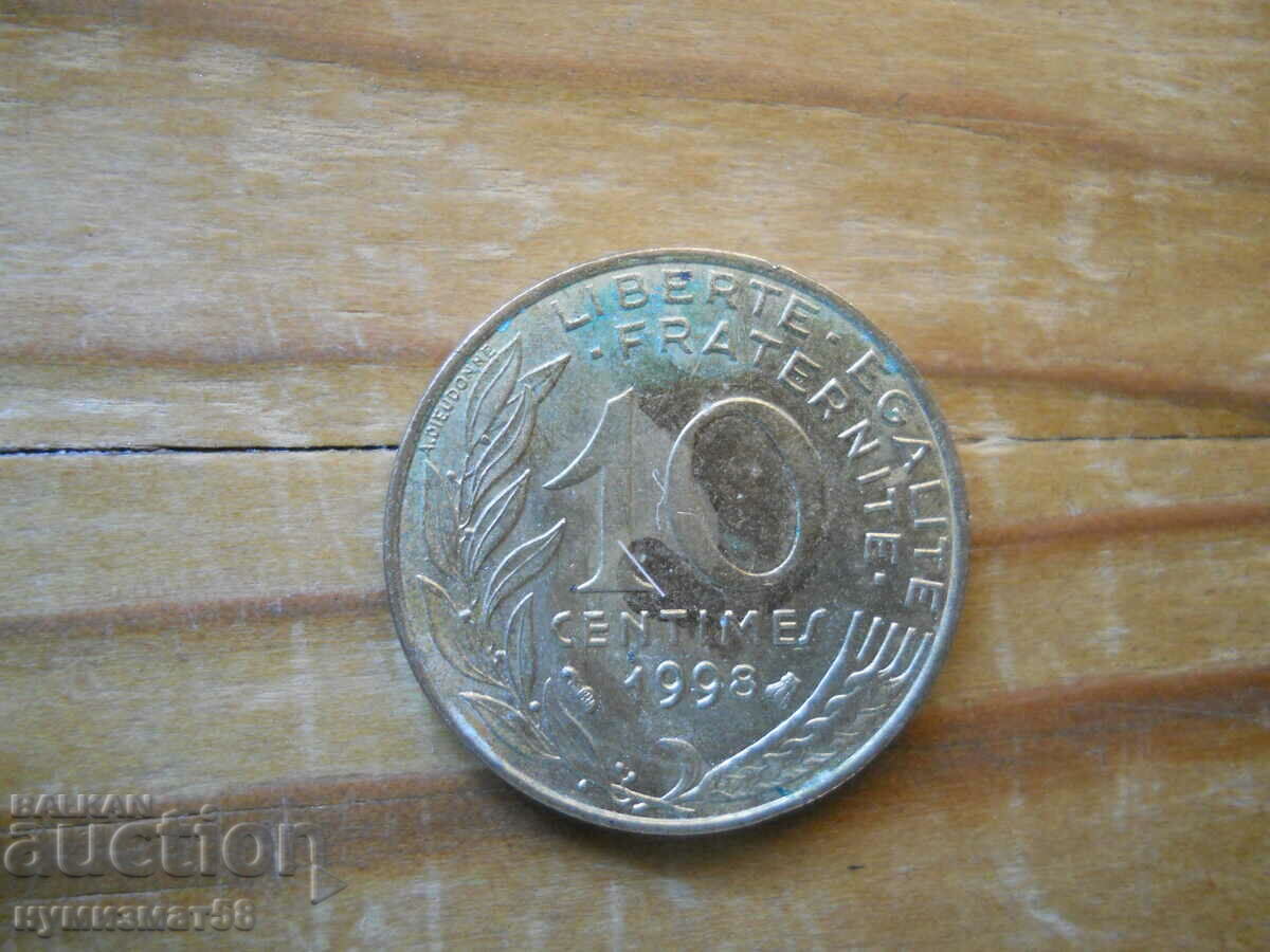 10 centimes 1998 - France