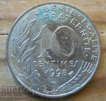 10 centimes 1998 - Franta