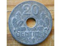 20 centimes 1941 - France (German occupation)