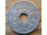 25 centimes 1921 - France