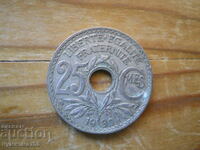 25 centimes 1930 - France