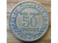 50 centimes 1922 - France