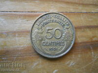 50 centimes 1931 - France