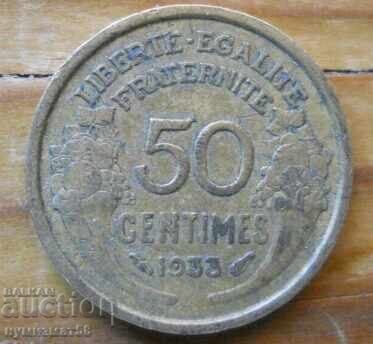 50 centimes 1933 - Γαλλία