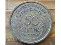 50 centimes 1933 - France