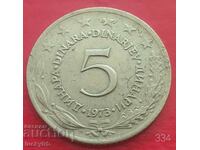 5 dinari 1973 - Iugoslavia