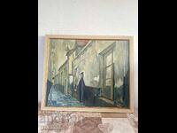 Very old original oil on canvas painting