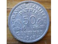 50 centimes 1943 - France (German occupation)