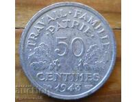 50 centimes 1943 - Γαλλία (γερμανική κατοχή)