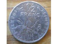 1/2 franc 1965 - France