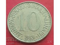 10 dinars 1983 - Yugoslavia