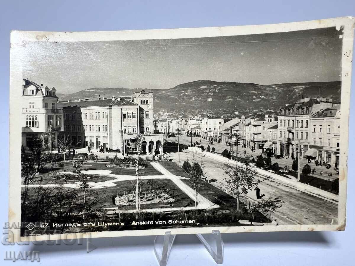 1940 Paskov Card Vedere foto Piața principală Shumen