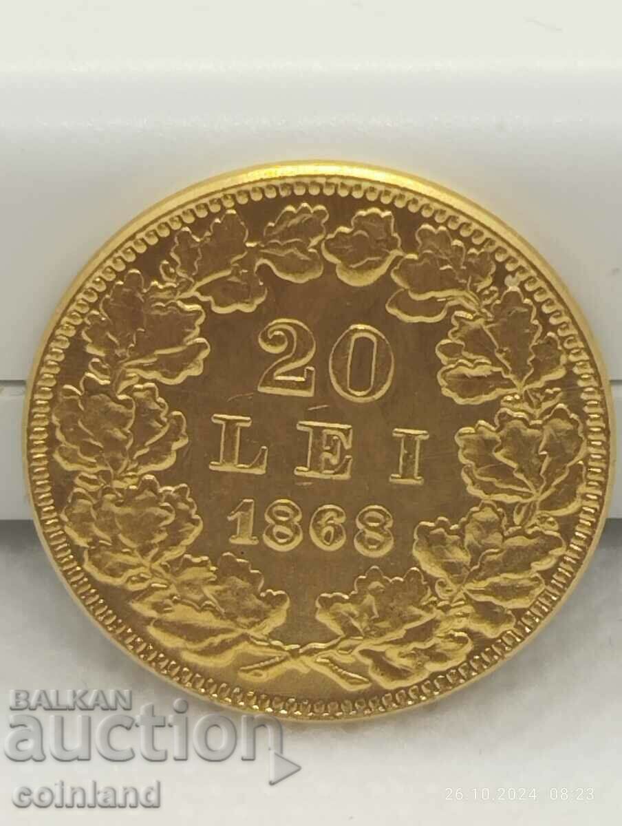 20 LEI 1868 - REPLICA REPRODUCTION