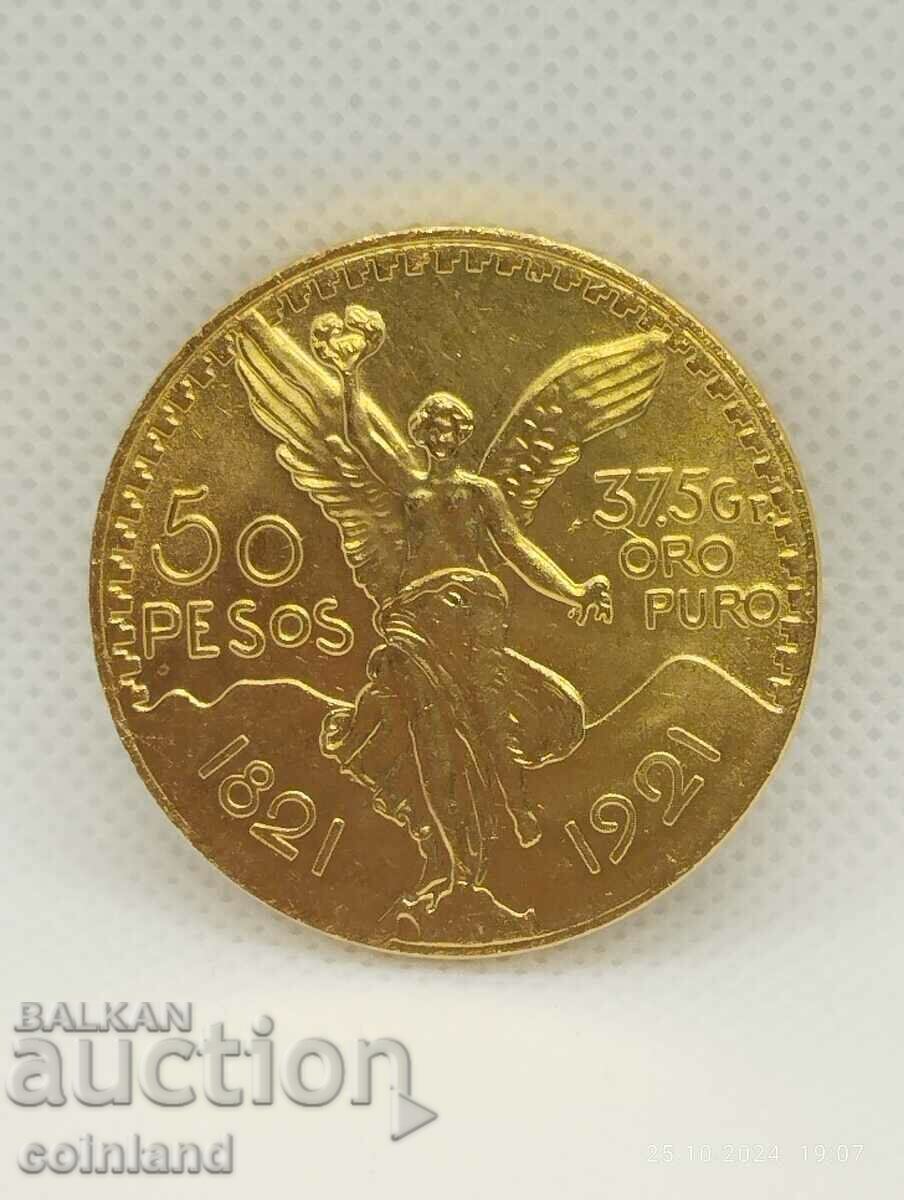 Licitație 50 PESOS 1921 - REPRODUCERE REPLICA