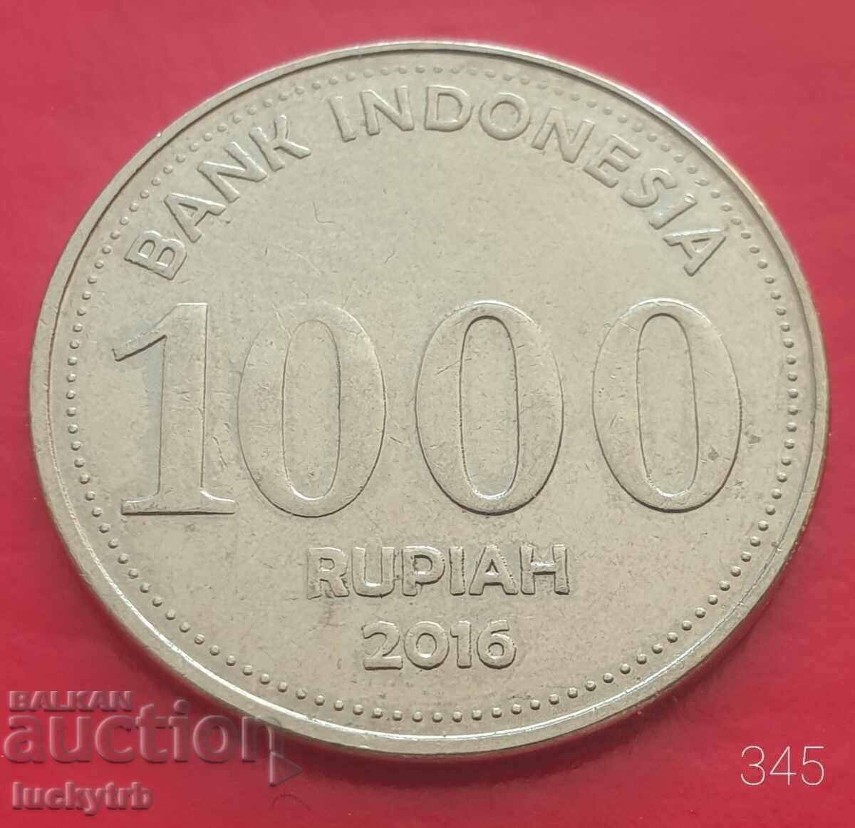 1000 рупии 2016 - Индонезия