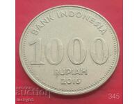 1000 de rupie 2016 - Indonezia