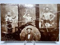 1920 Card Photo BG Artist de circ Magician Equilibrist