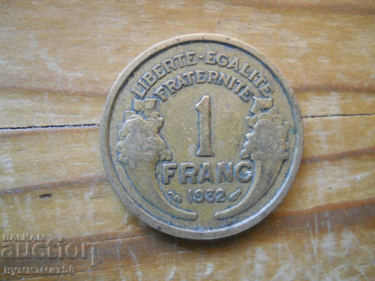 1 franc 1932 - Franța